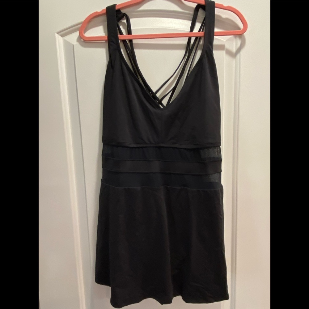 BLEU/ROD BEATTIE Black One-Piece Swimsuit Size 22 EUC